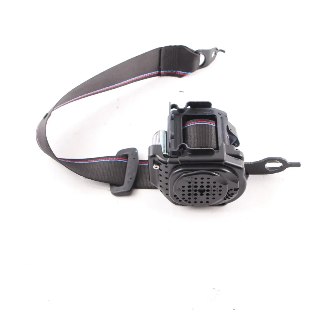 Seat Belt BMW G30 F90 M5 M Sport Rear Left N/S Upper Safety Belt Black - SKU 8092485 - Part number 8092485
