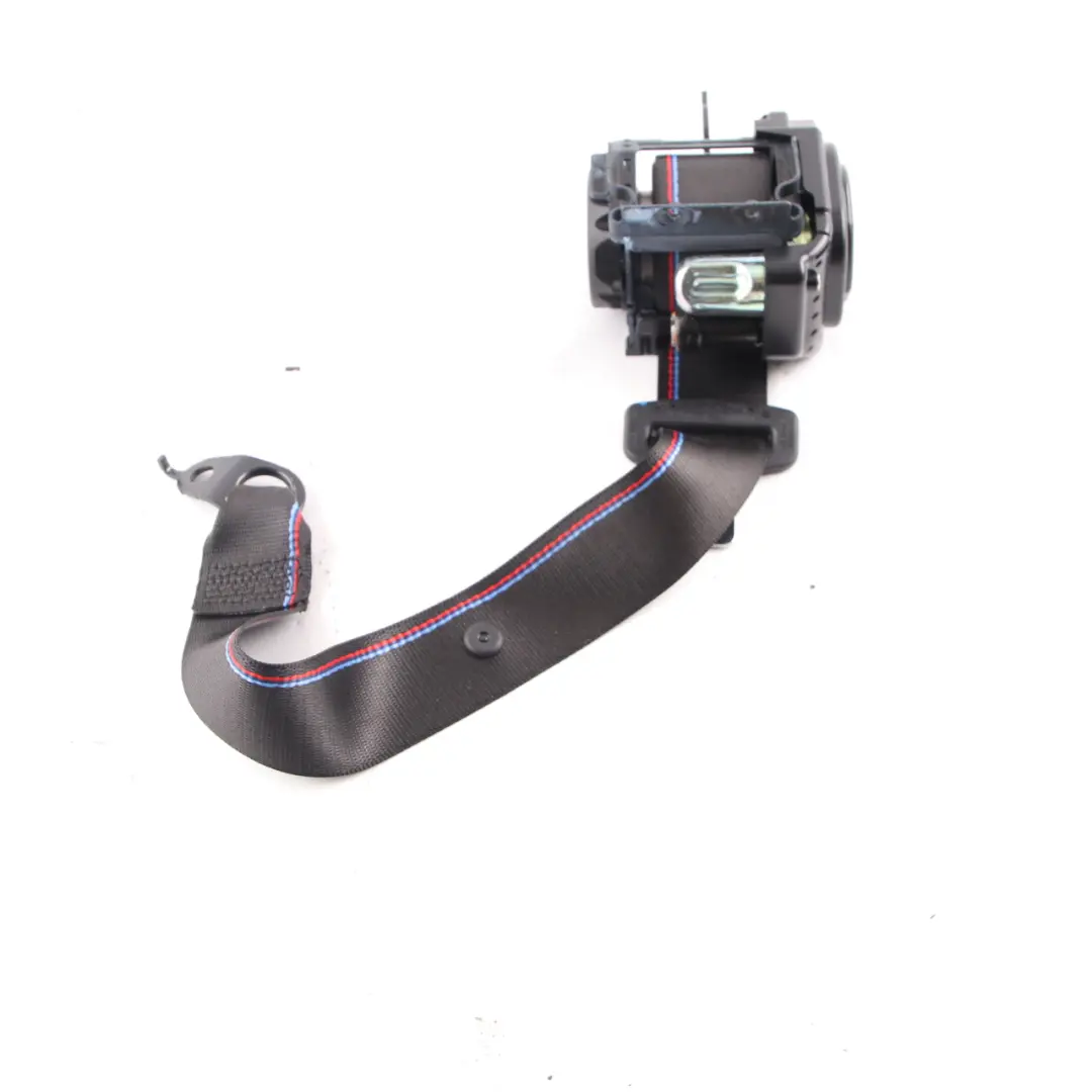 Seat Belt BMW G30 F90 M5 M Sport Rear Left N/S Upper Safety Belt Black - SKU 8092485 - Part number 8092485