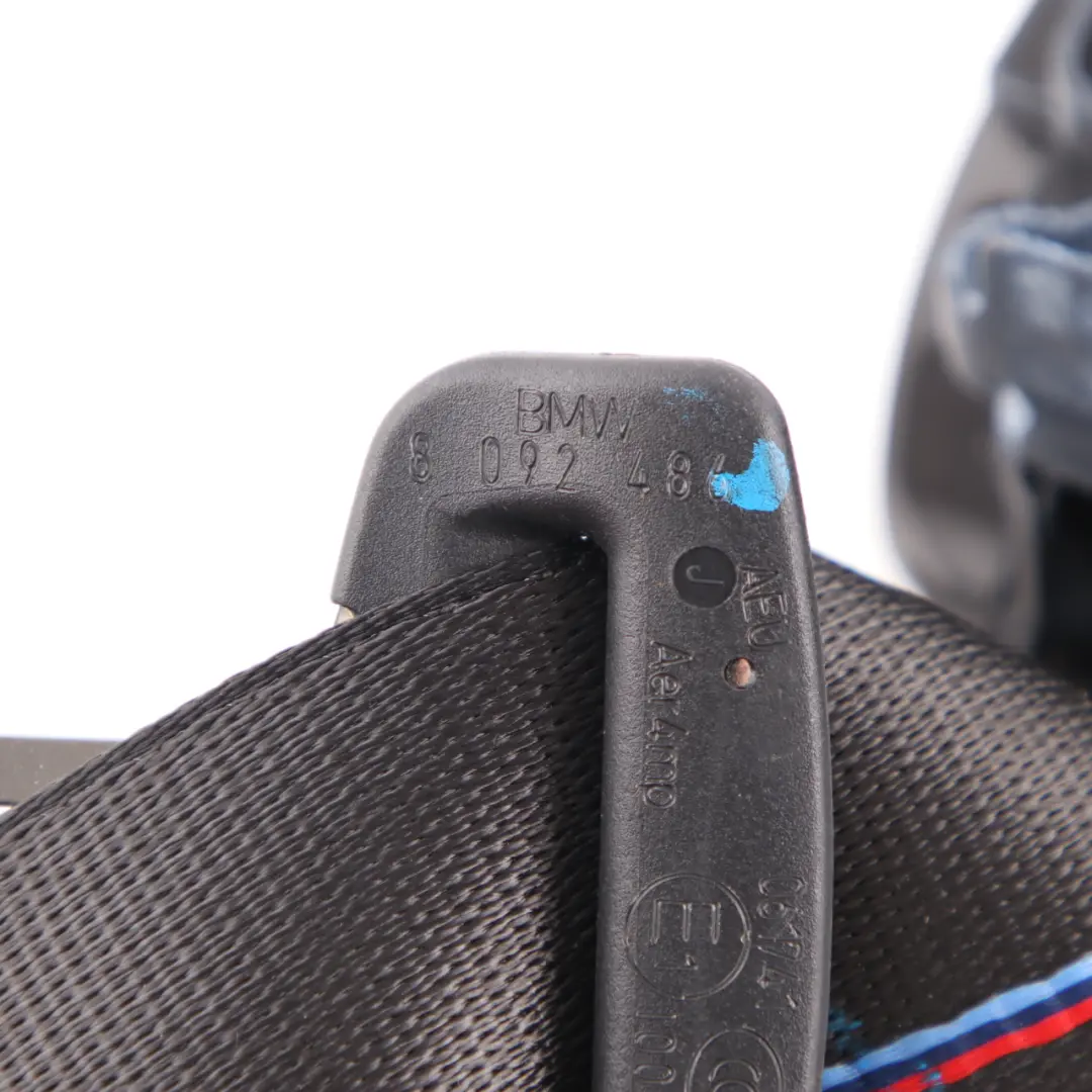 Belt BMW F90 M5 G30 Upper Rear Right O/S M Black to Seat with Part number 8092486 Seat Belt BMW F90 M5 G30 Upper Rear Right O/S M Black - SKU 8092486 - Part number 8092486