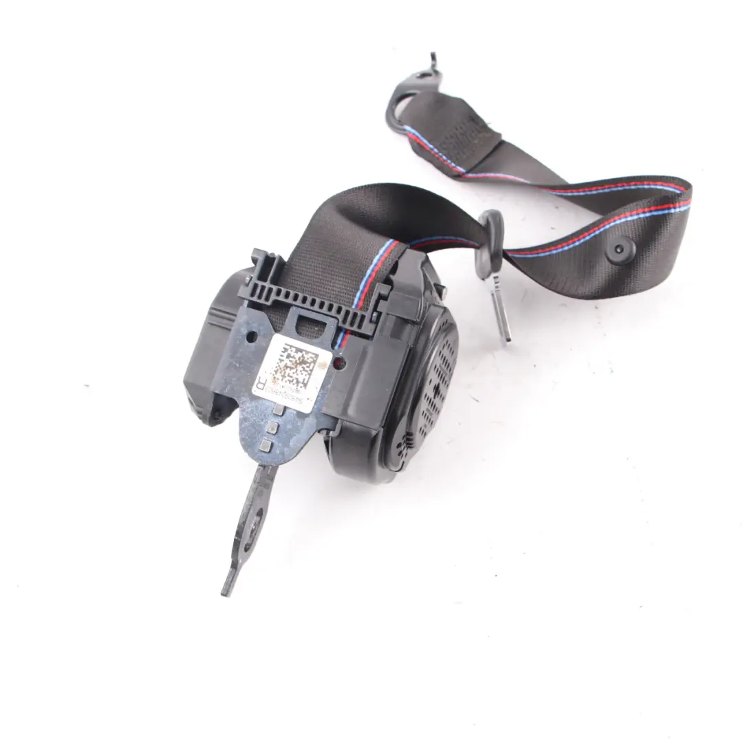 Belt BMW F90 M5 G30 Upper Rear Right O/S M Black to Seat with Part number 8092486 Seat Belt BMW F90 M5 G30 Upper Rear Right O/S M Black - SKU 8092486 - Part number 8092486
