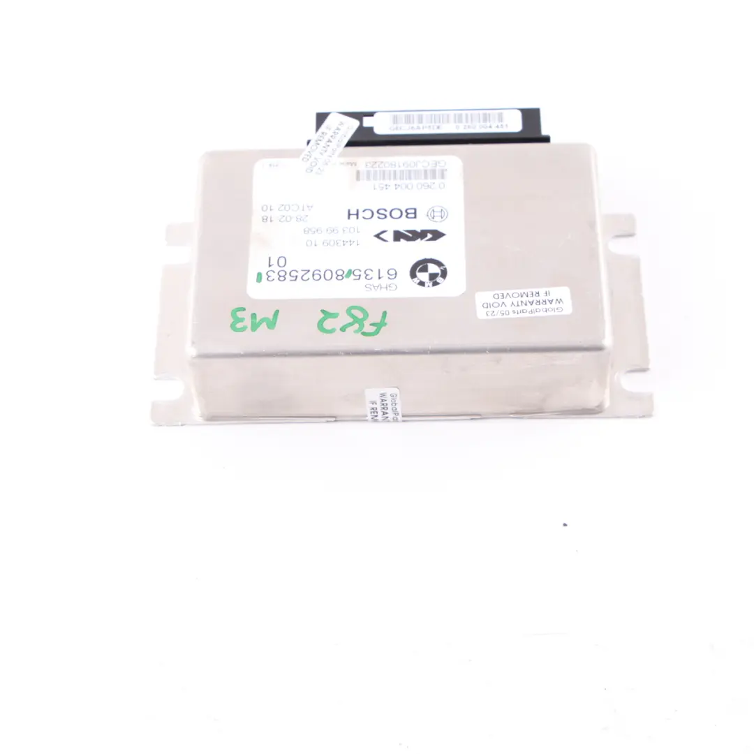 Differential Lock Module BMW F10 M5 F80 M3 Rear Axle Control Unit ECU to with Part number 8092583 Differential Lock Module BMW F10 M5 F80 M3 Rear Axle Control Unit ECU - SKU 8092583 - Part number 8092583