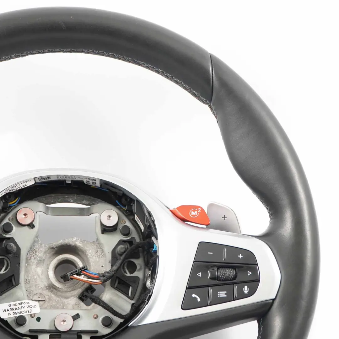 Steering Wheel M Sport Heated Black Leather Paddle Shift 8746733 to BMW F90 M5 with Part number 8094392 BMW F90 M5 Steering Wheel M Sport Heated Black Leather Paddle Shift 8746733 - SKU 8094392-1 - Part number 8094392
