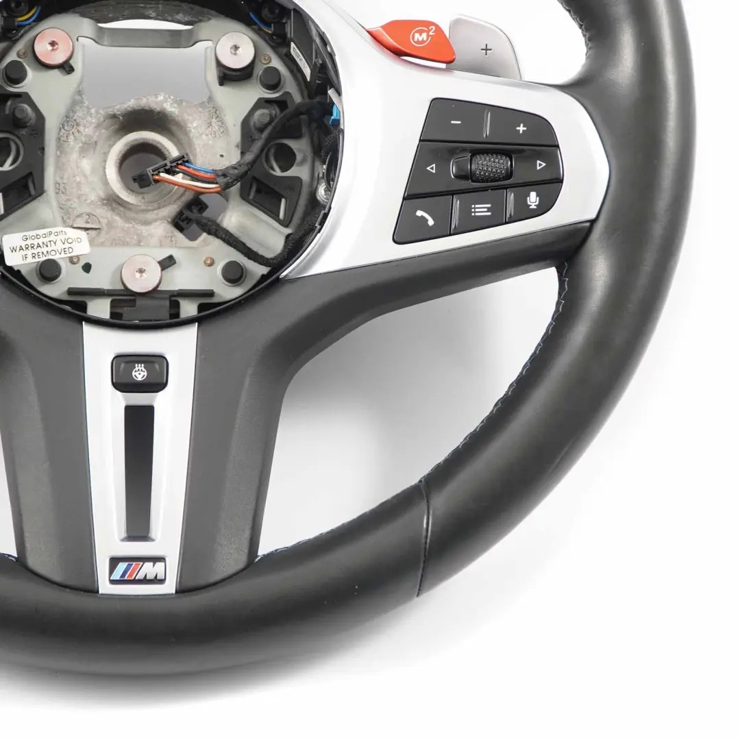 Volant M Sport Chauffé Cuir Noir Palettes 8746733 pour BMW F90 M5 à propos du numéro de pièce 8094392 BMW F90 M5 Volant M Sport Chauffé Cuir Noir Palettes 8746733 - SKU 8094392-1 - Numéro de pièce 8094392