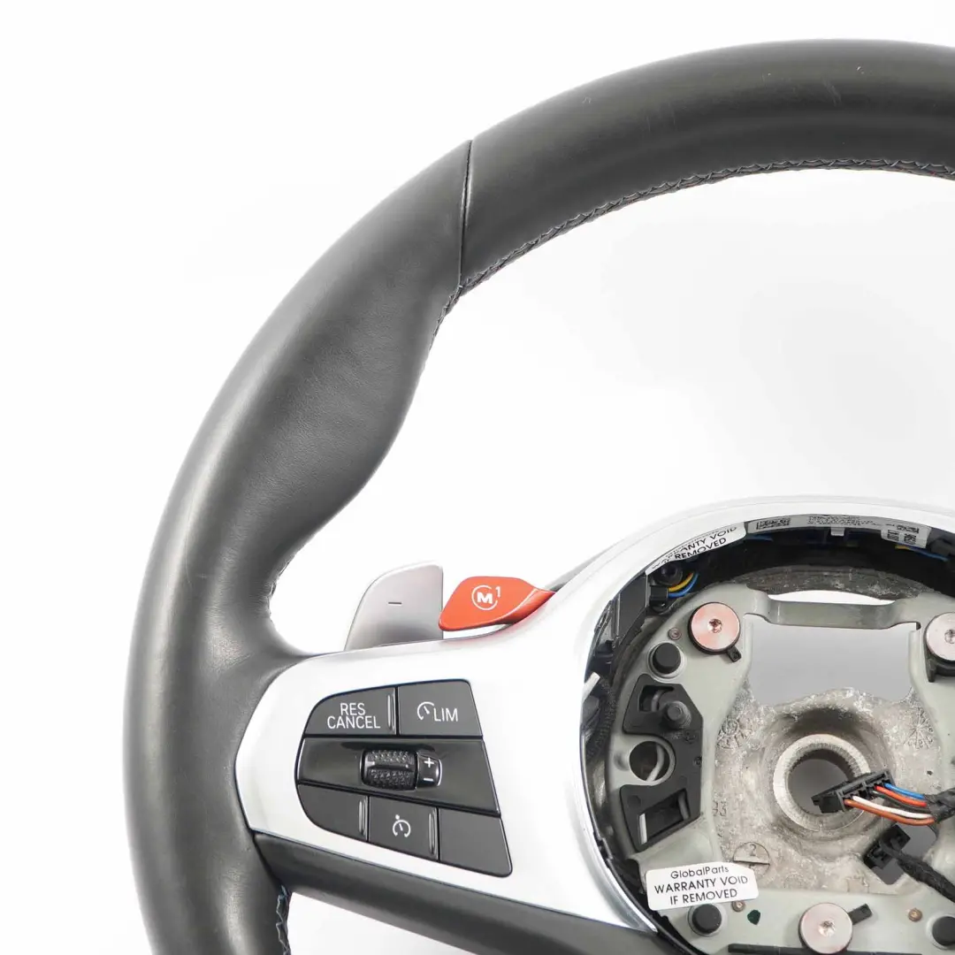 BMW F90 M5 Volant M Sport Chauffé Cuir Noir Palettes 8746733 - SKU 8094392-1 - Numéro de pièce 8094392