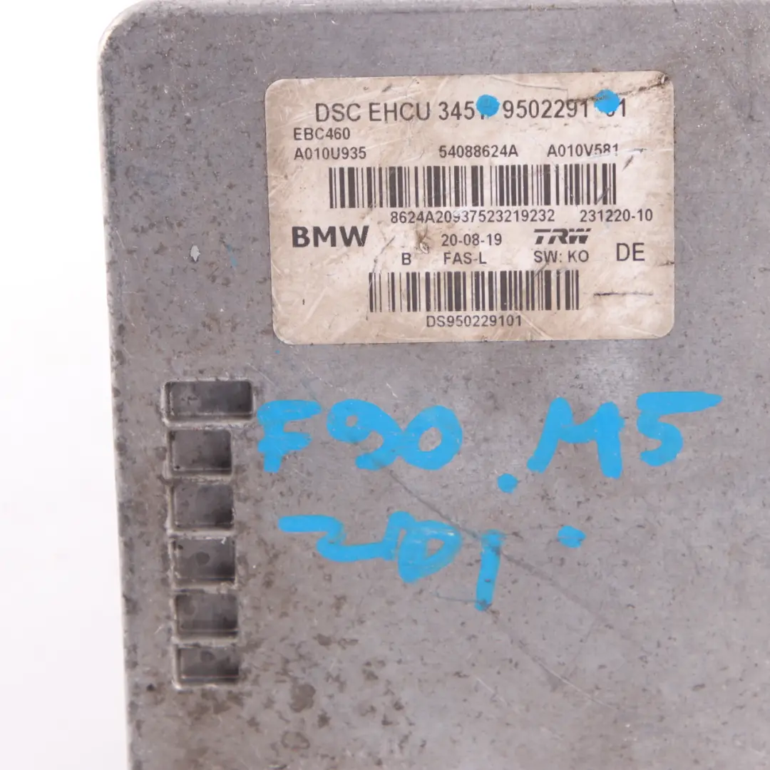 ABS DSC Hydrobrems Pumpen Modul Einheit 9502291 für BMW F90 M5 F97 F98 M mit Teilenummer 8095345 BMW F90 M5 F97 F98 M ABS DSC Hydrobrems Pumpen Modul Einheit 9502291 - SKU 8095345 - Teilenummer 8095345