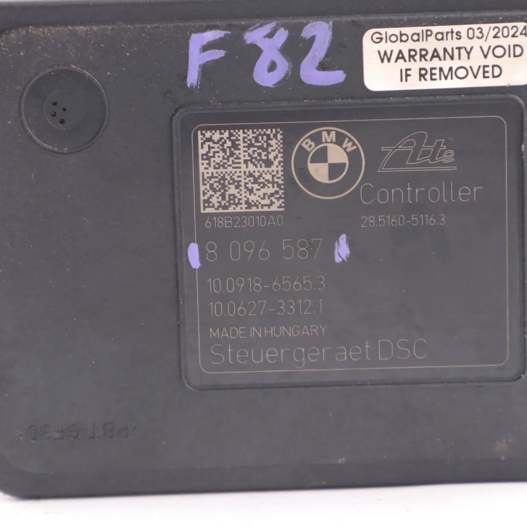 Pompa Hamulcowa ABS DSC do BMW M2 M3 M4 F82 F80 F87 F83 o numerze 8096587 BMW M2 M3 M4 F82 F80 F87 F83 Pompa Hamulcowa ABS DSC - SKU 8096587 - Numer Części 8096587