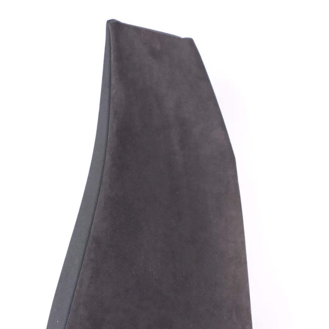 Finition Siège Arrière Gauche Banquette Cache Latéral Noir Alcantara pour BMW F40 à propos du numéro de pièce 8096853 BMW F40 Finition Siège Arrière Gauche Banquette Cache Latéral Noir Alcantara - SKU 8096853 - Numéro de pièce 8096853