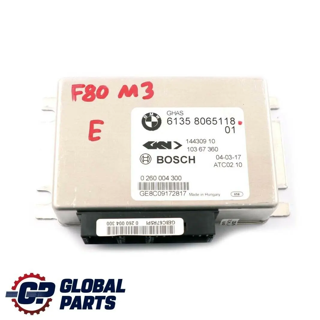 Regolamentati Hinterachssperre Centralina Ghas 806511 per BMW F80 M3 F82 M4 con numero di parte 8098151 BMW F80 M3 F82 M4 Regolamentati Hinterachssperre Centralina Ghas 806511 - SKU 8098151 - Numero di parte 8098151