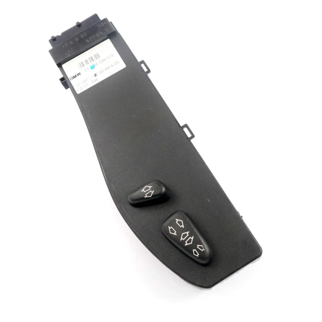 BMW E53 E63 E83 Interruptor de Ajuste del Asiento Electrico Delantero Izquierdo - SKU 8099073 - Número de pieza 8099073