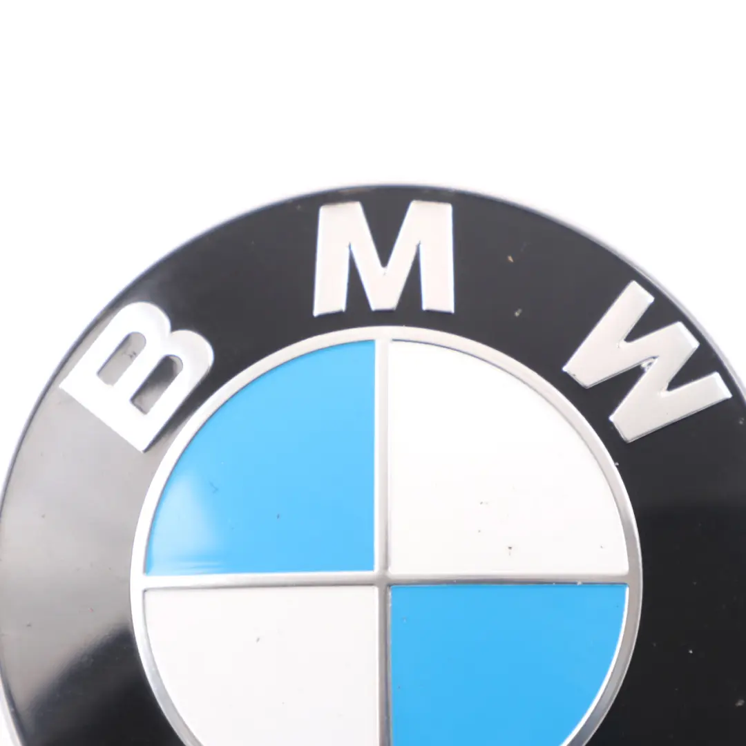 Bonnet Boot Badge Emblem Logo Plaque to BMW E60 E65 E81 E87 E90 E91 E92 F10 with Part number 8132375 BMW E60 E65 E81 E87 E90 E91 E92 F10 Bonnet Boot Badge Emblem Logo Plaque - SKU 8132375-7 - Part number 8132375