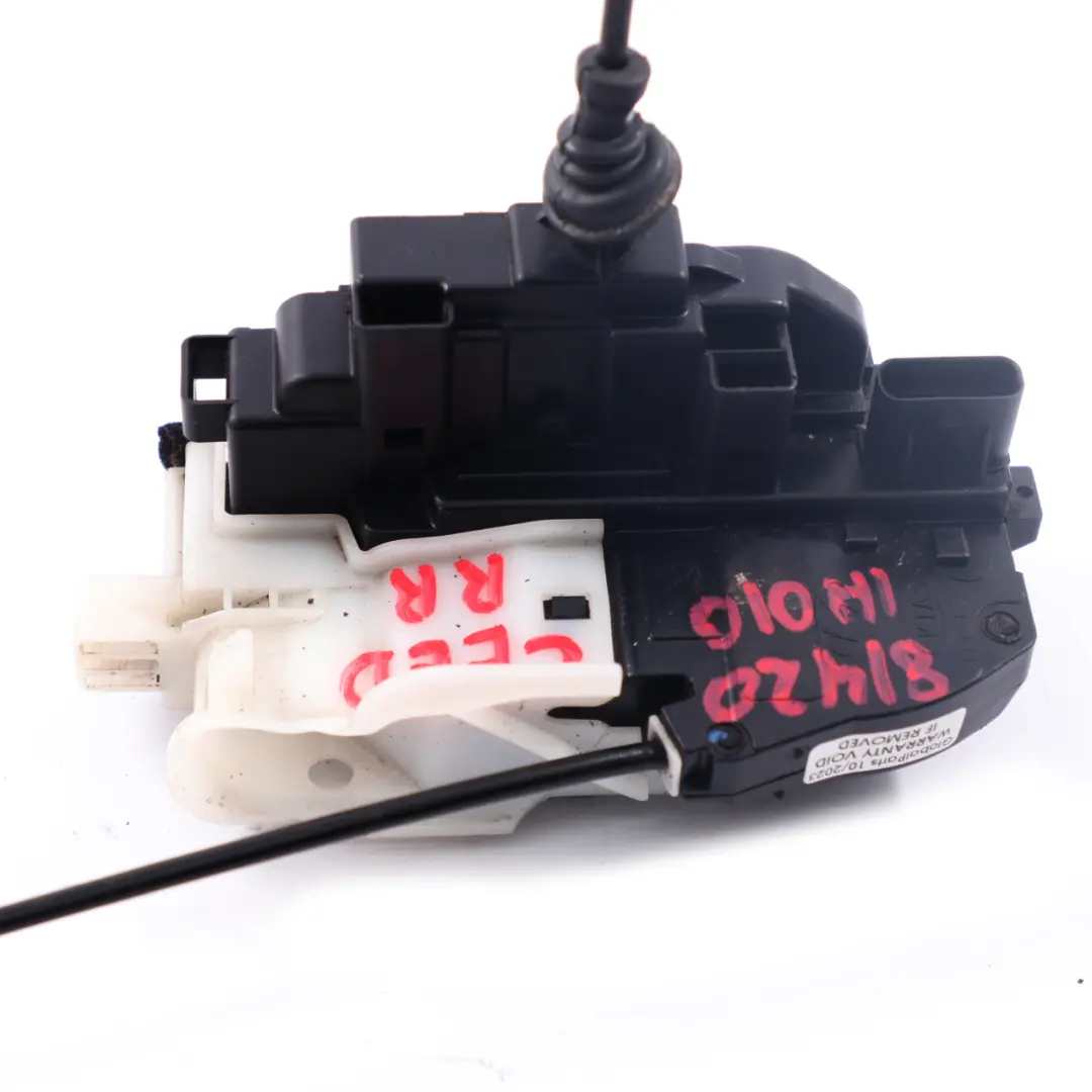 Door Lock Rear Right O/S Latch Mechanism Lock Actuator to Kia Ceed with Part number 81420 1H010 Kia Ceed Door Lock Rear Right O/S Latch Mechanism Lock Actuator - SKU 81420 1H010 - Part number 81420 1H010