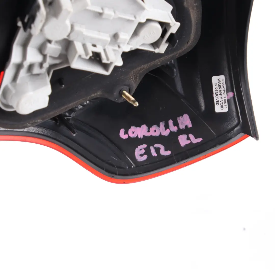 Lamp Light Left N/S Tail Light Side Panel to Toyota Corolla E12 Rear with Part number 81498-13010 Toyota Corolla E12 Rear Lamp Light Left N/S Tail Light Side Panel - SKU 81498-13010 - Part number 81498-13010