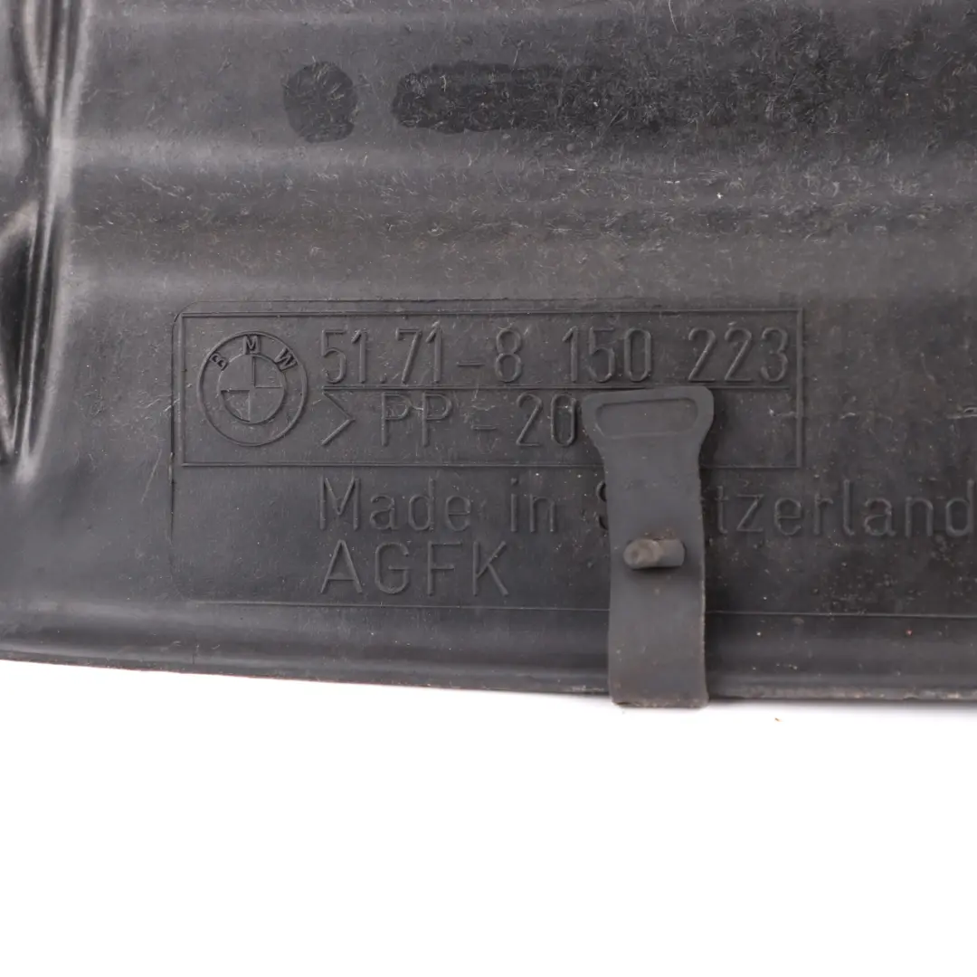 Underfloor Panel BMW E38 Engine Undertray Holder Cover Petrol to with Part number 8150223 Underfloor Panel BMW E38 Engine Undertray Holder Cover Petrol - SKU 8150223 - Part number 8150223