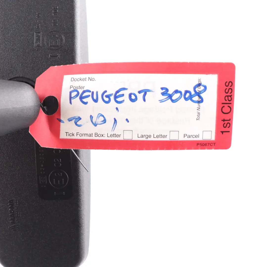 Citroen Berlingo Rear View Interior Mirror Black to Peugeot 3008 with Part number 8153LN Peugeot 3008 Citroen Berlingo Rear View Interior Mirror Black - SKU 8153LN - Part number 8153LN