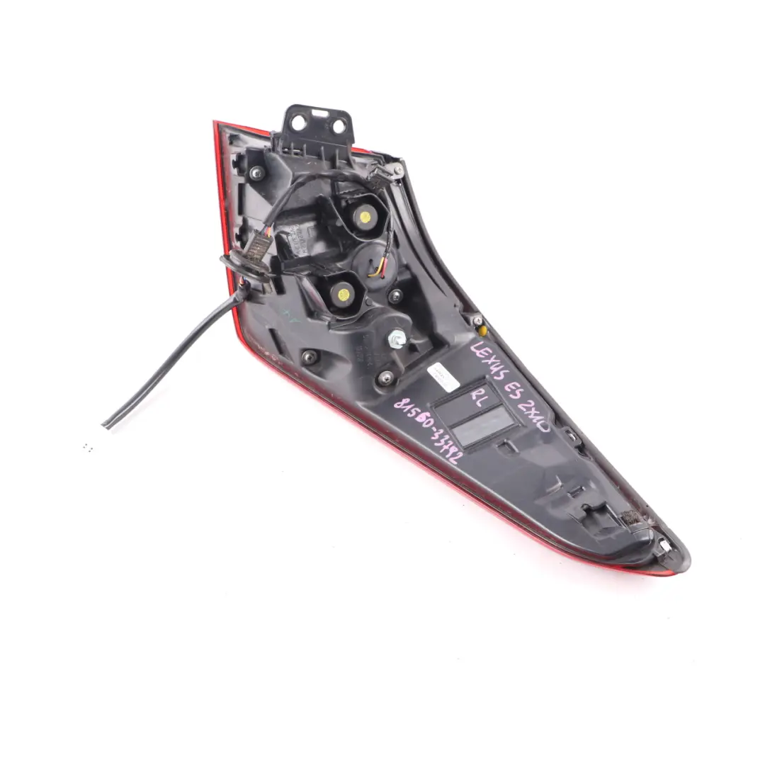 ZX10 Rear Light Side Panel Lamp Left N/S Tail Light to Lexus ES with Part number 81560-33792 Lexus ES ZX10 Rear Light Side Panel Lamp Left N/S Tail Light - SKU 81560-33792 - Part number 81560-33792