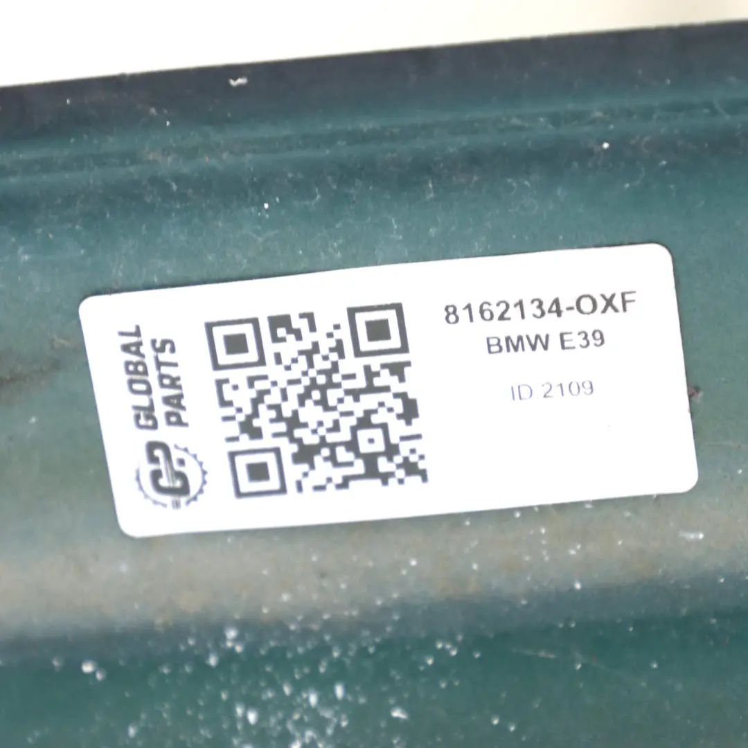 BMW E39 Błotnik Prawy Przedni Skrzydło Oxford Green Zielony Metalik - 430 - SKU 8162134-OXF - Numer Części 8162134