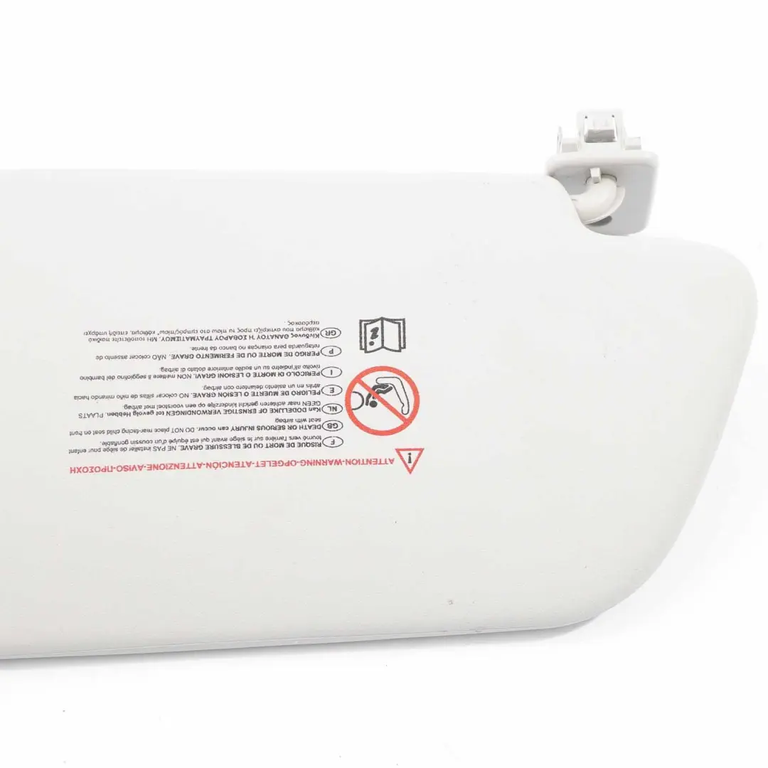Peugeot 3008 Sun Visor Cover Left N/S Sunvisor Panel Grey - SKU 816333 - Part number 816333