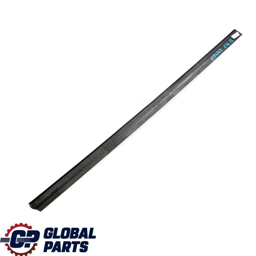 BMW 3 Series E36 Saloon Touring Door Inner Weatherstrip Front Left Black N/S