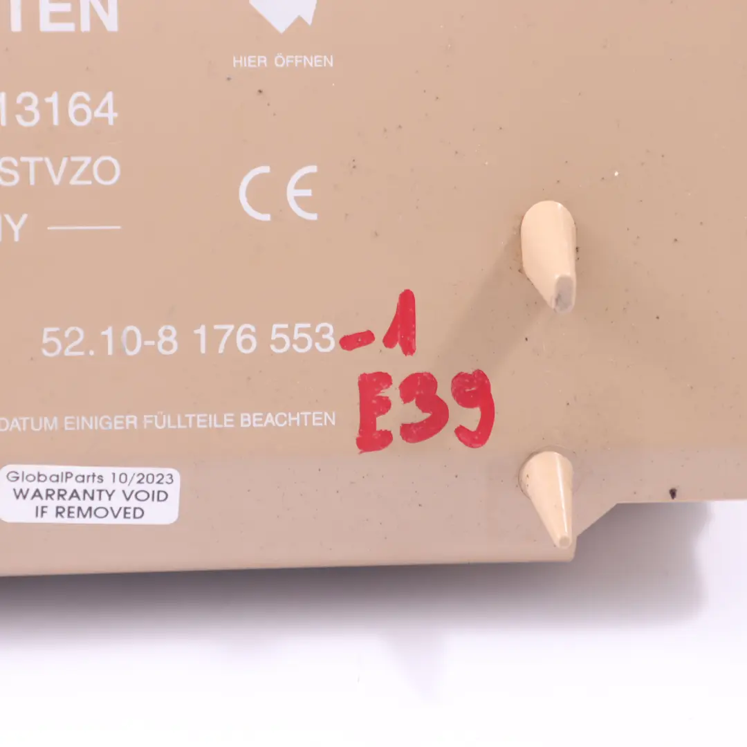 BMW E39 First Aid Kit Under Seat Case Tray Emergency Box Beige - SKU 8176553-1 - Part number 8176553