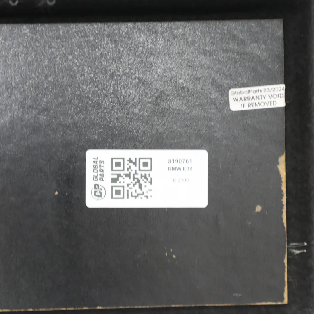 BMW E39 Osłona Schowek Bagażnika Lewy Tył Szary - SKU 8190761 - Numer Części 8190761