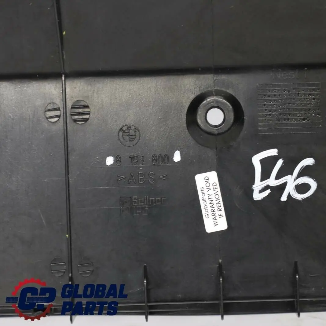 BMW 3 E46 Saloon Covering Trunk Boot Cover Protection Trim Panel Rear - SKU 8193800 - Part number 8193800