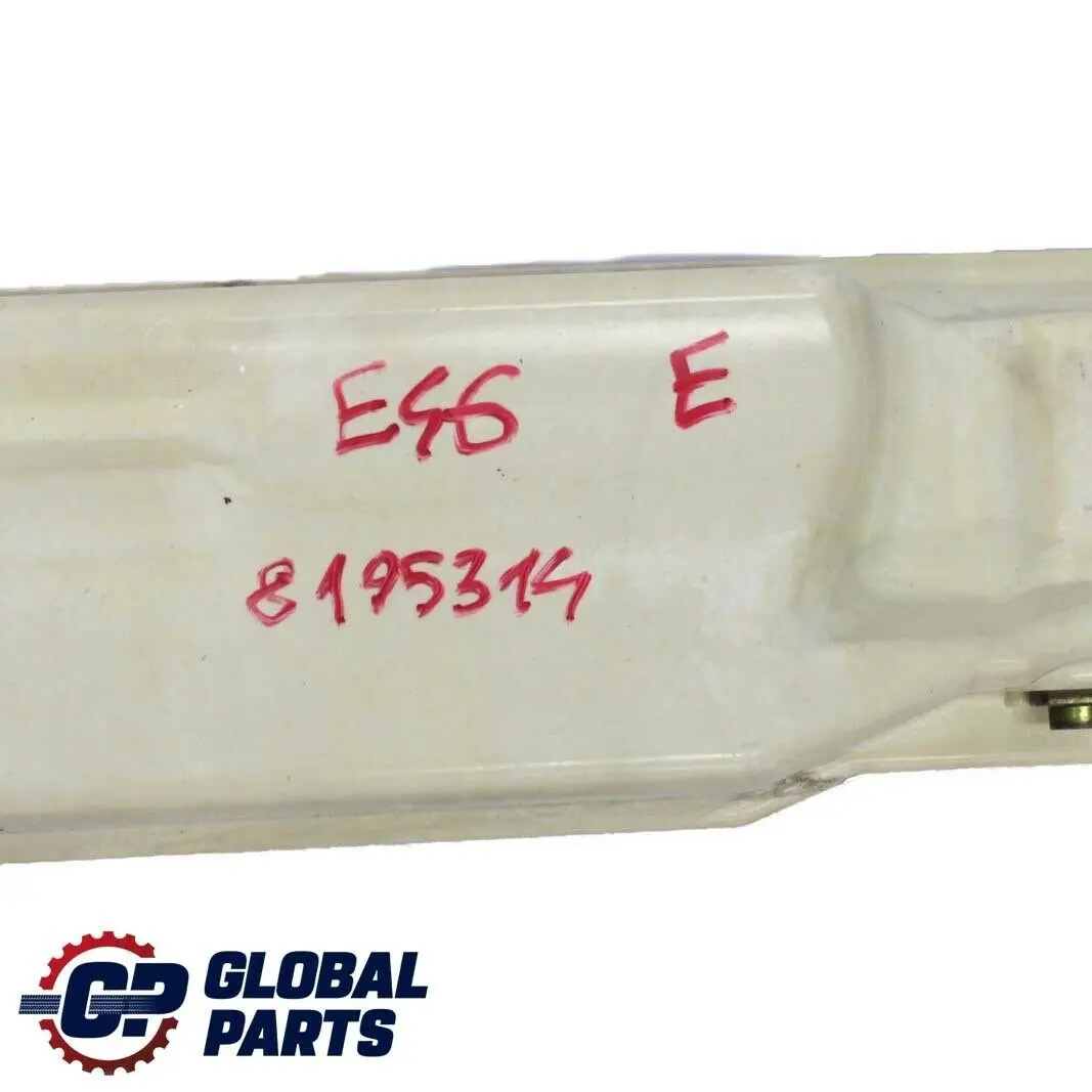 Barre Renfort Support Pare-Chocs Arrière pour BMW E46 à propos du numéro de pièce 8195314 BMW E46 Barre Renfort Support Pare-Chocs Arrière - SKU 8195314 - Numéro de pièce 8195314