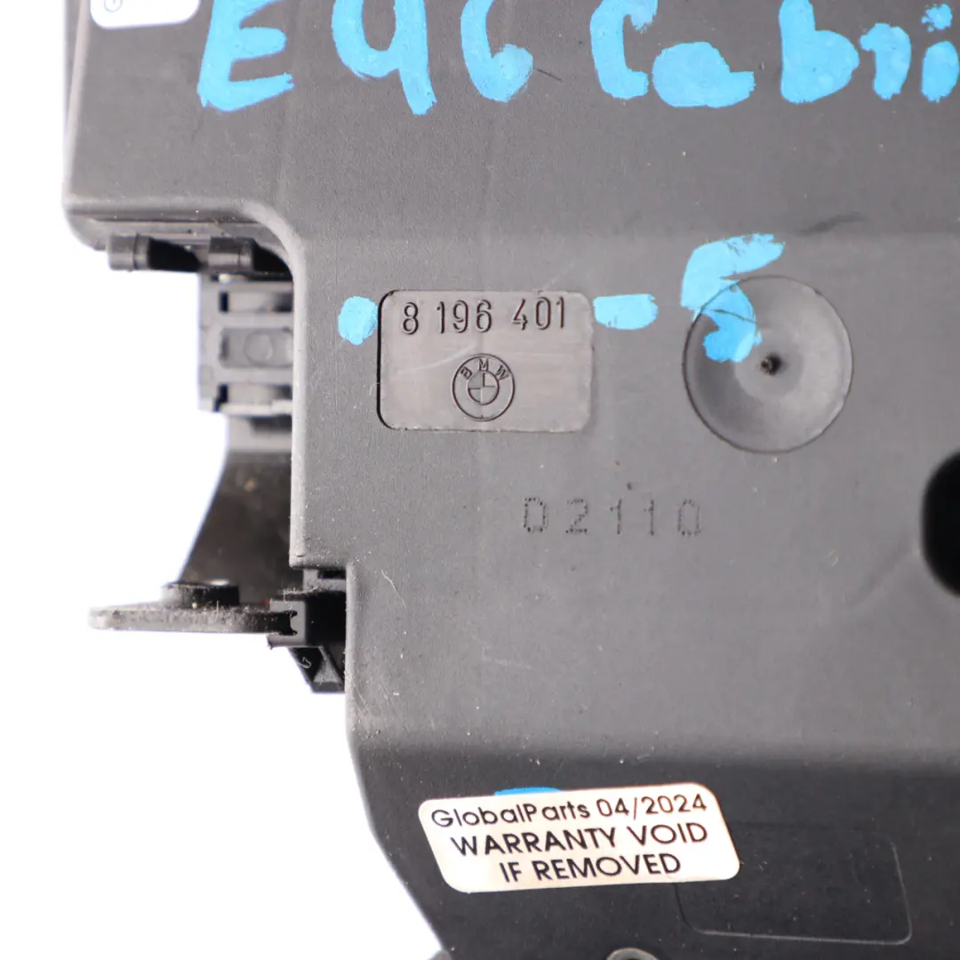 Koffer raum deckel schloss mit Bowdenzug 7840617 für BMW E46 mit Teilenummer 8196401 BMW E46 Koffer raum deckel schloss mit Bowdenzug 7840617 - SKU 8196401-5 - Teilenummer 8196401