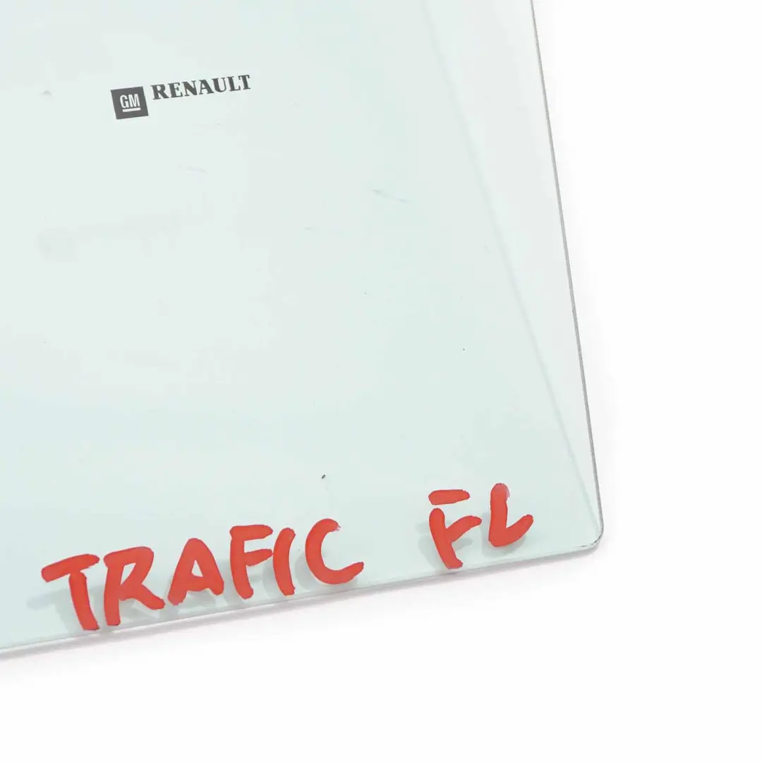 Cristal Puerta Delantera Izquierda AS2 para Renault Trafic Opel Vivaro con número de pieza 8200005499 Renault Trafic Opel Vivaro Cristal Puerta Delantera Izquierda AS2 - SKU 8200005499 - Número de pieza 8200005499