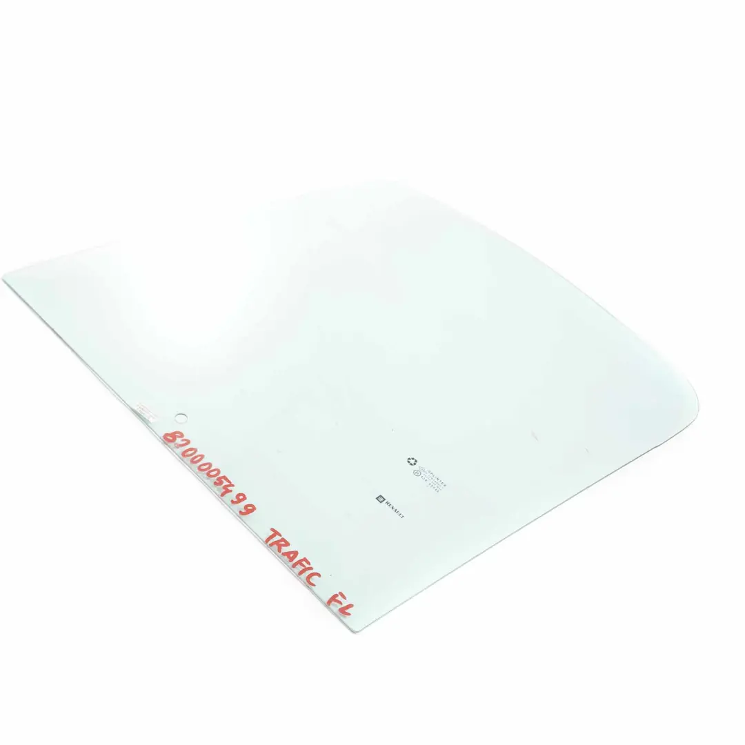 Window Glass Front Door Left N/S AS2 to Renault Trafic Vauxhall Vivaro with Part number 8200005499 Renault Trafic Vauxhall Vivaro Window Glass Front Door Left N/S AS2 - SKU 8200005499 - Part number 8200005499