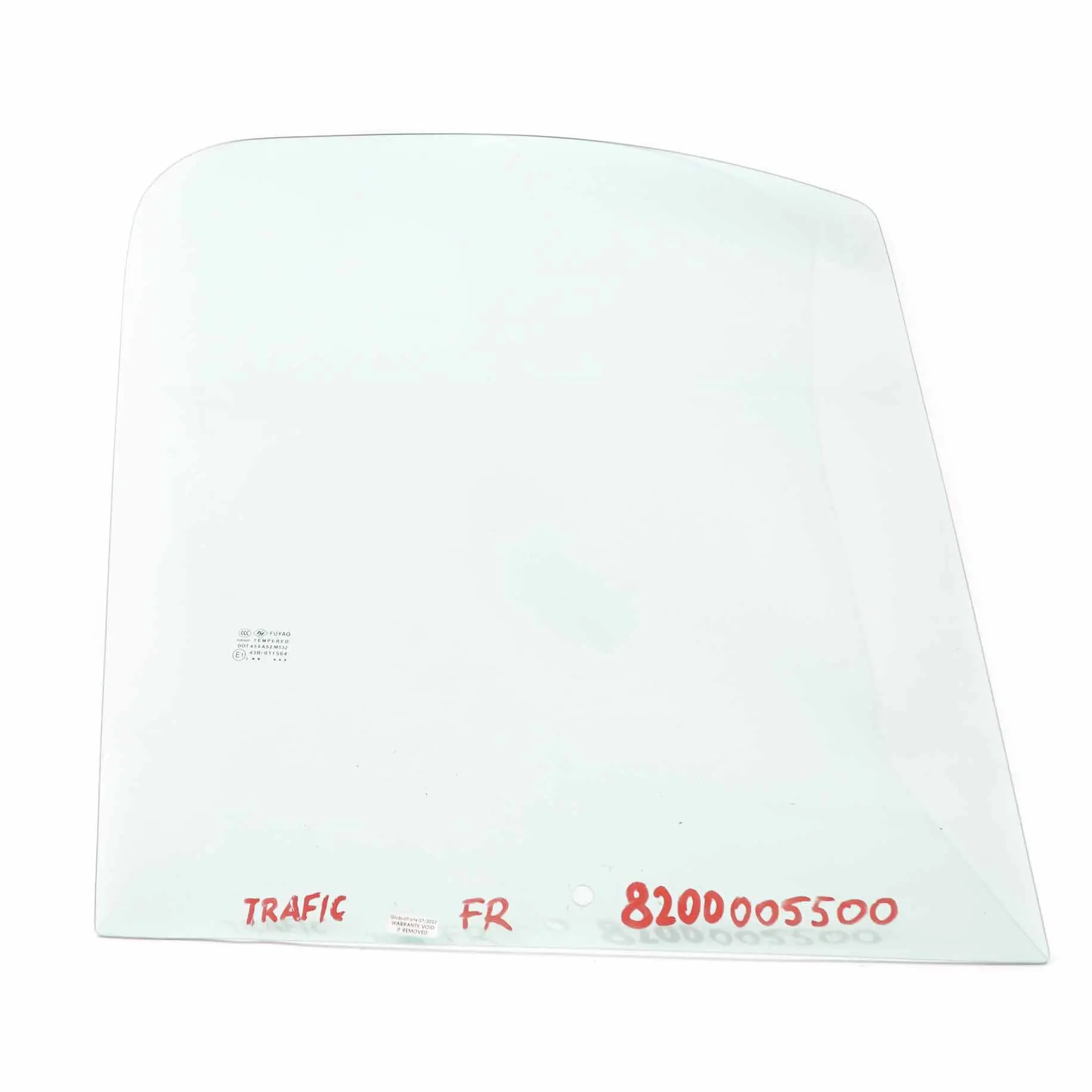 Renault Trafic Vivaro Vetro Porta Anteriore Destra AS2 FUYAO 8200005500