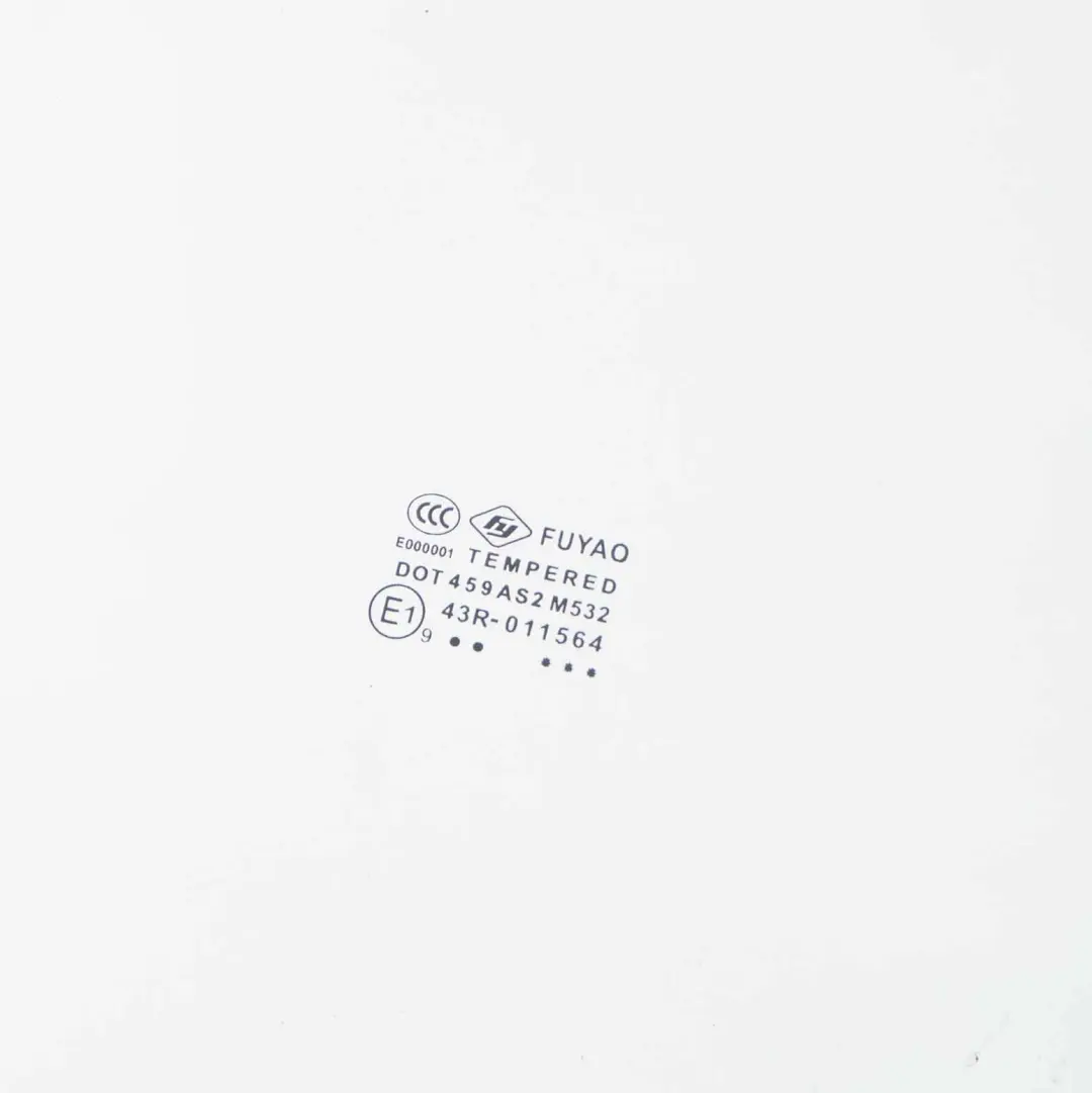 Renault Trafic Vivaro Window Glass Front Door Right O/S AS2 FUYAO - SKU 8200005500 - Part number 8200005500