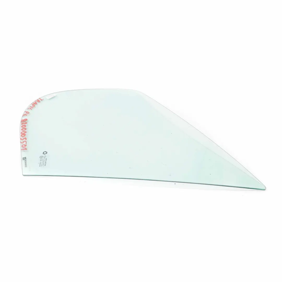 Vitre de Quartier Porte Avant Gauche AS2 pour Renault Trafic Vivaro à propos du numéro de pièce 8200005501 Renault Trafic Vivaro Vitre de Quartier Porte Avant Gauche AS2 - SKU 8200005501 - Numéro de pièce 8200005501