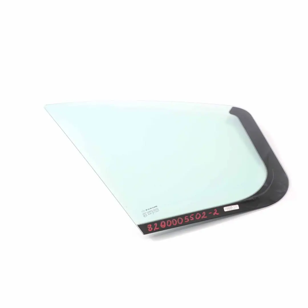 Vitre de Quartier Porte Avant Droite AS2 pour Renault Trafic Vivaro à propos du numéro de pièce 8200005502 Renault Trafic Vivaro Vitre de Quartier Porte Avant Droite AS2 - SKU 8200005502-2 - Numéro de pièce 8200005502