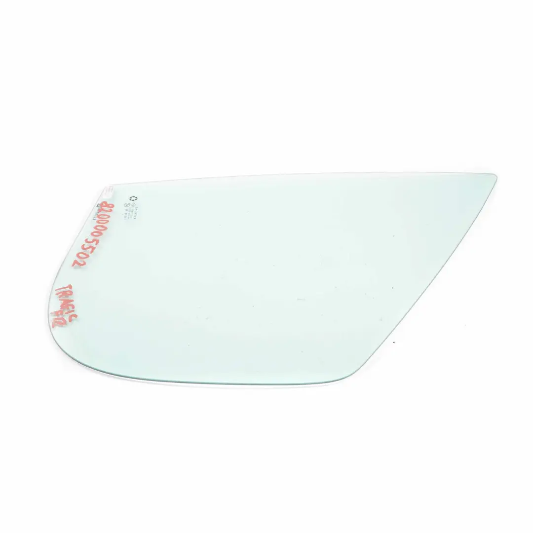 Cristal Puerta Delantera Derecha AS2 para Renault Trafic Vivaro con número de pieza 8200005502 Renault Trafic Vivaro Cristal Puerta Delantera Derecha AS2 - SKU 8200005502 - Número de pieza 8200005502