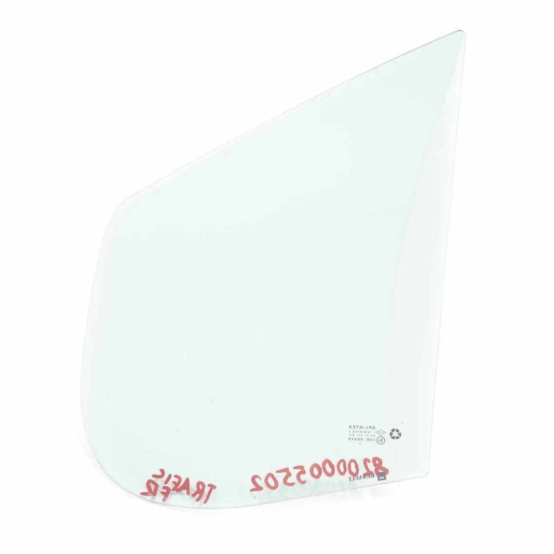 Vitre de Quartier Porte Avant Droite AS2 pour Renault Trafic Vivaro à propos du numéro de pièce 8200005502 Renault Trafic Vivaro Vitre de Quartier Porte Avant Droite AS2 - SKU 8200005502 - Numéro de pièce 8200005502