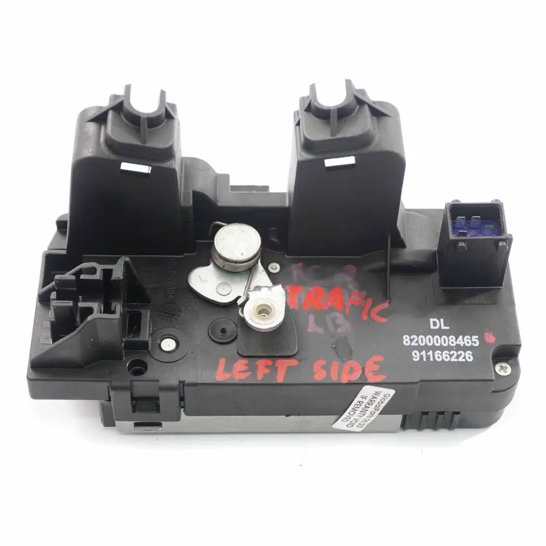 Sliding Door Lock Actuator Side Left N/S to Renault Trafic Opel Vivaro with Part number 8200008465 Renault Trafic Opel Vivaro Sliding Door Lock Actuator Side Left N/S - SKU 8200008465 - Part number 8200008465