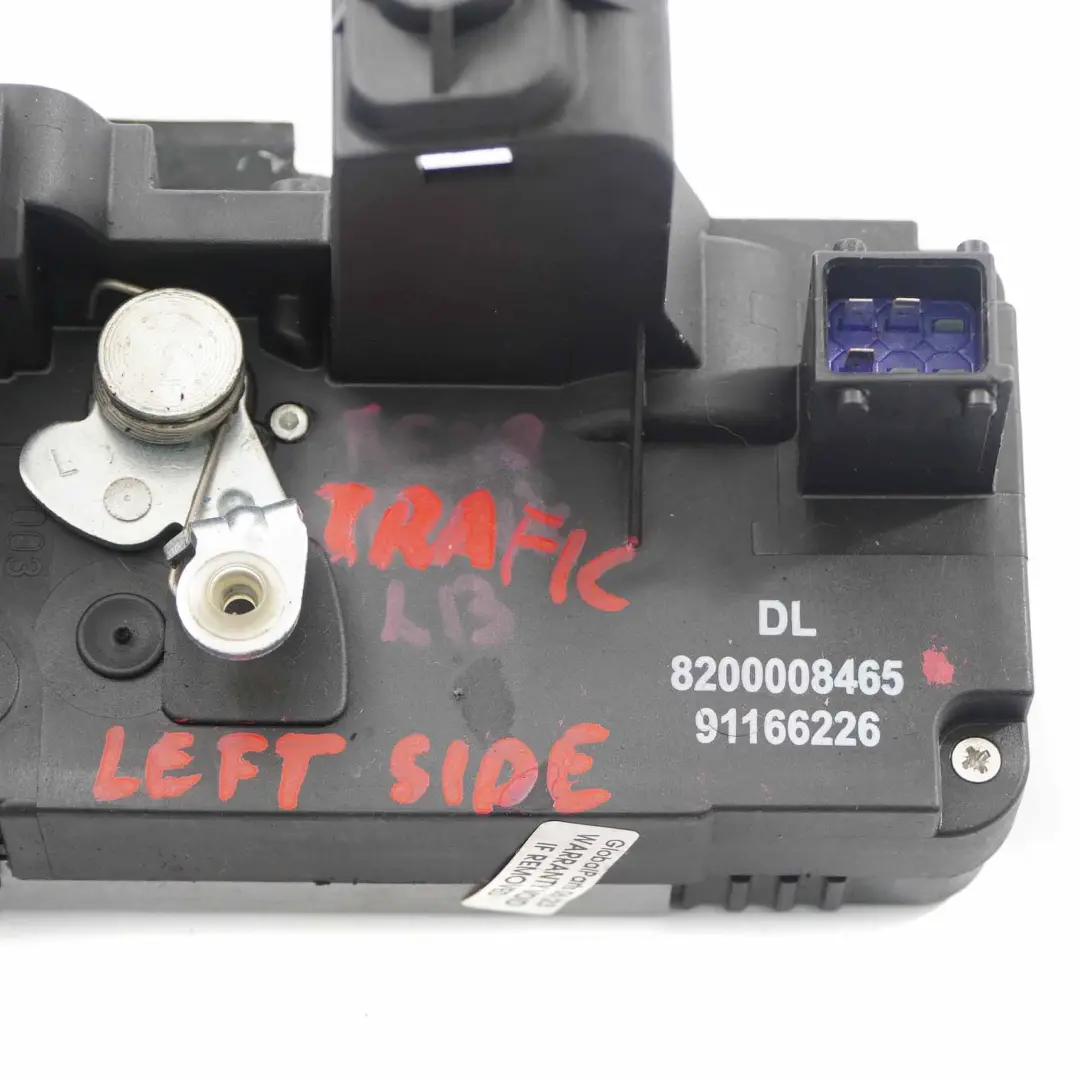 Renault Trafic Actuador Bloqueo Puerta Corredera Lado Izquierdo - SKU 8200008465 - Número de pieza 8200008465