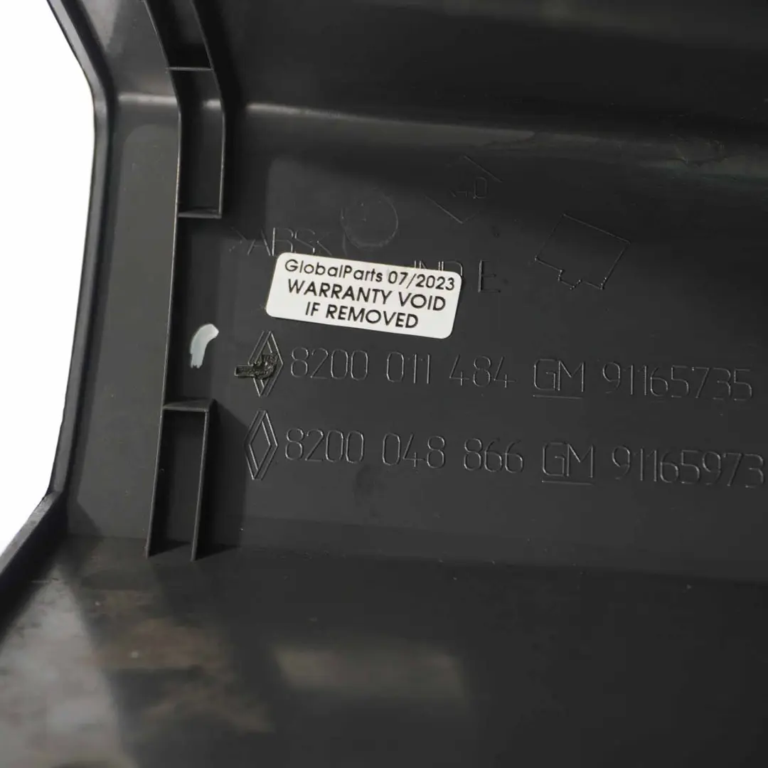 Rücklichtverkleidung hinten rechts Verkleidungsplatte für Renault Trafic mit Teilenummer 8200011484 Renault Trafic Rücklichtverkleidung hinten rechts Verkleidungsplatte - SKU 8200011484 - Teilenummer 8200011484