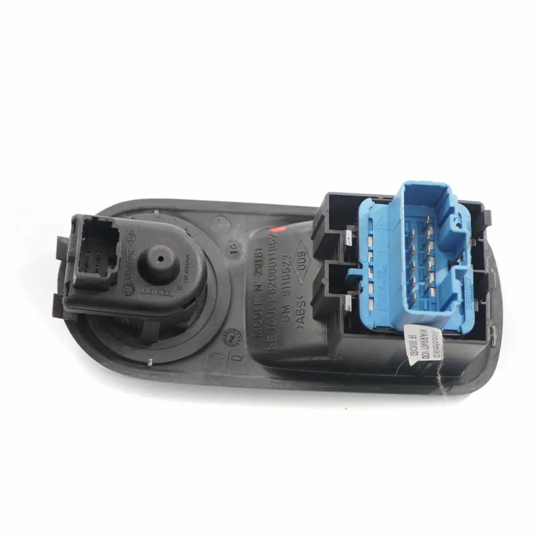 Interruptor elevalunas lado conductor Renault Trafic Panel de control para con número de pieza 8200011867 Interruptor elevalunas lado conductor Renault Trafic Panel de control - SKU 8200011867 - Número de pieza 8200011867