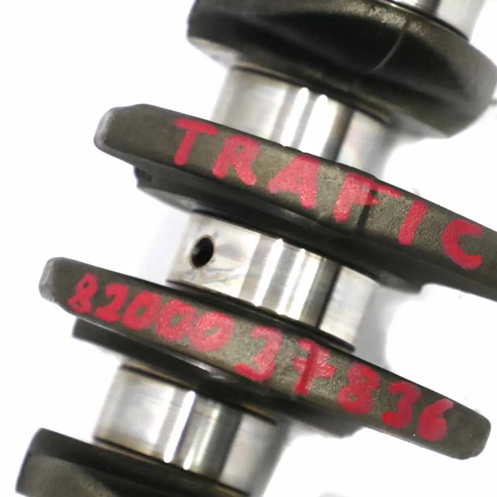 F9Q Diesel Engine Crankshaft to Renault Trafic Scenic 1.9 dCi with Part number 8200037836 Renault Trafic Scenic 1.9 dCi F9Q Diesel Engine Crankshaft - SKU 8200037836 - Part number 8200037836