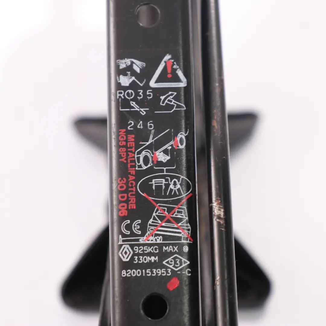 Renault Megane Scenic II Elevador de ruedas de emergencia - SKU 8200153953 - Número de pieza 8200153953