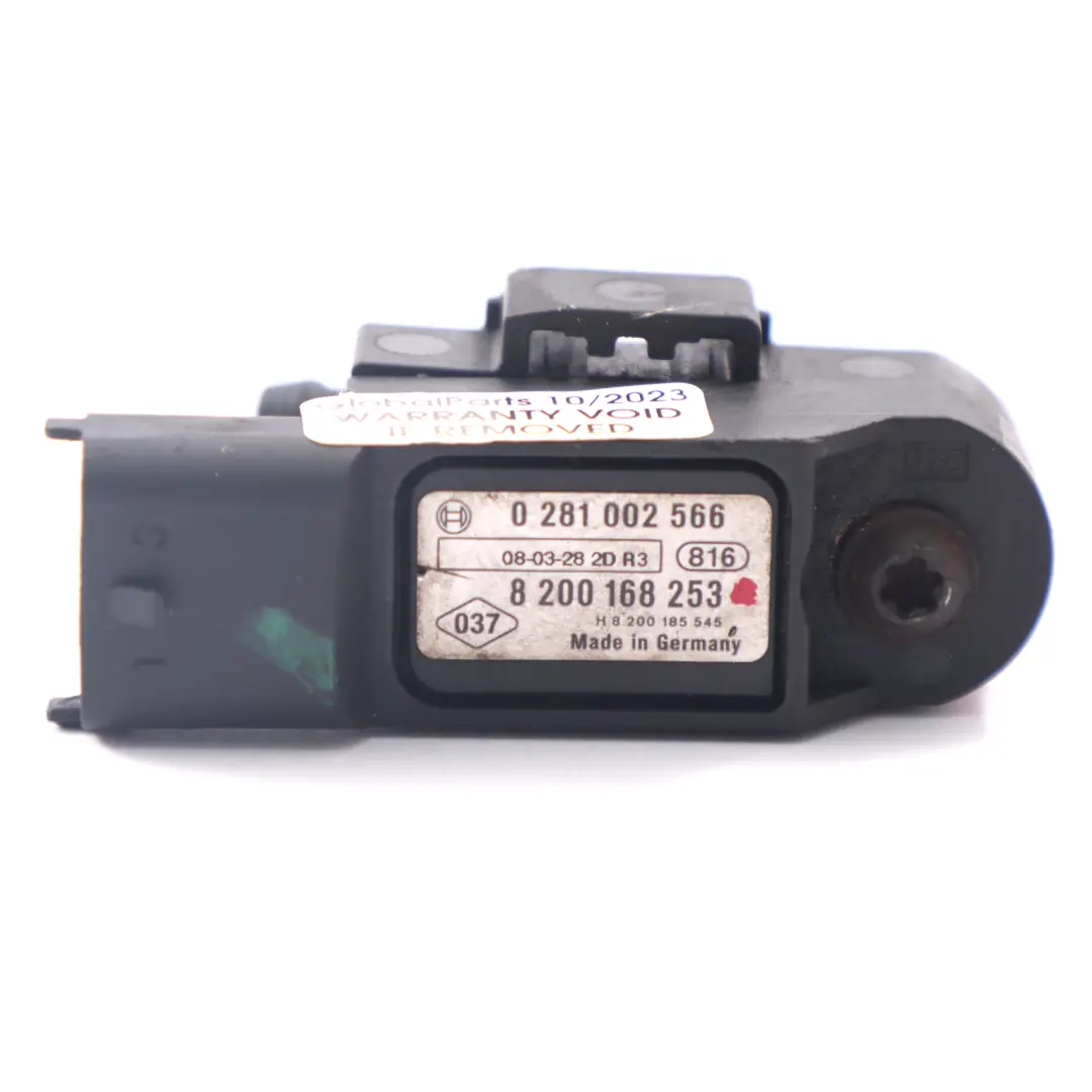 Nissan Qashqai Renault Master Trafic Vivaro Sensore di pressione MAP - SKU 8200168253 - Numero di parte 8200168253