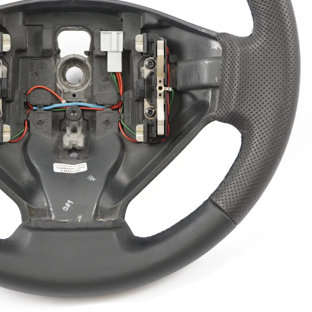 Renault Trafic Vauxhall Opel Vivaro NEW Black Leather Steering Wheel - SKU 8200201343-1 - Part number 8200201343