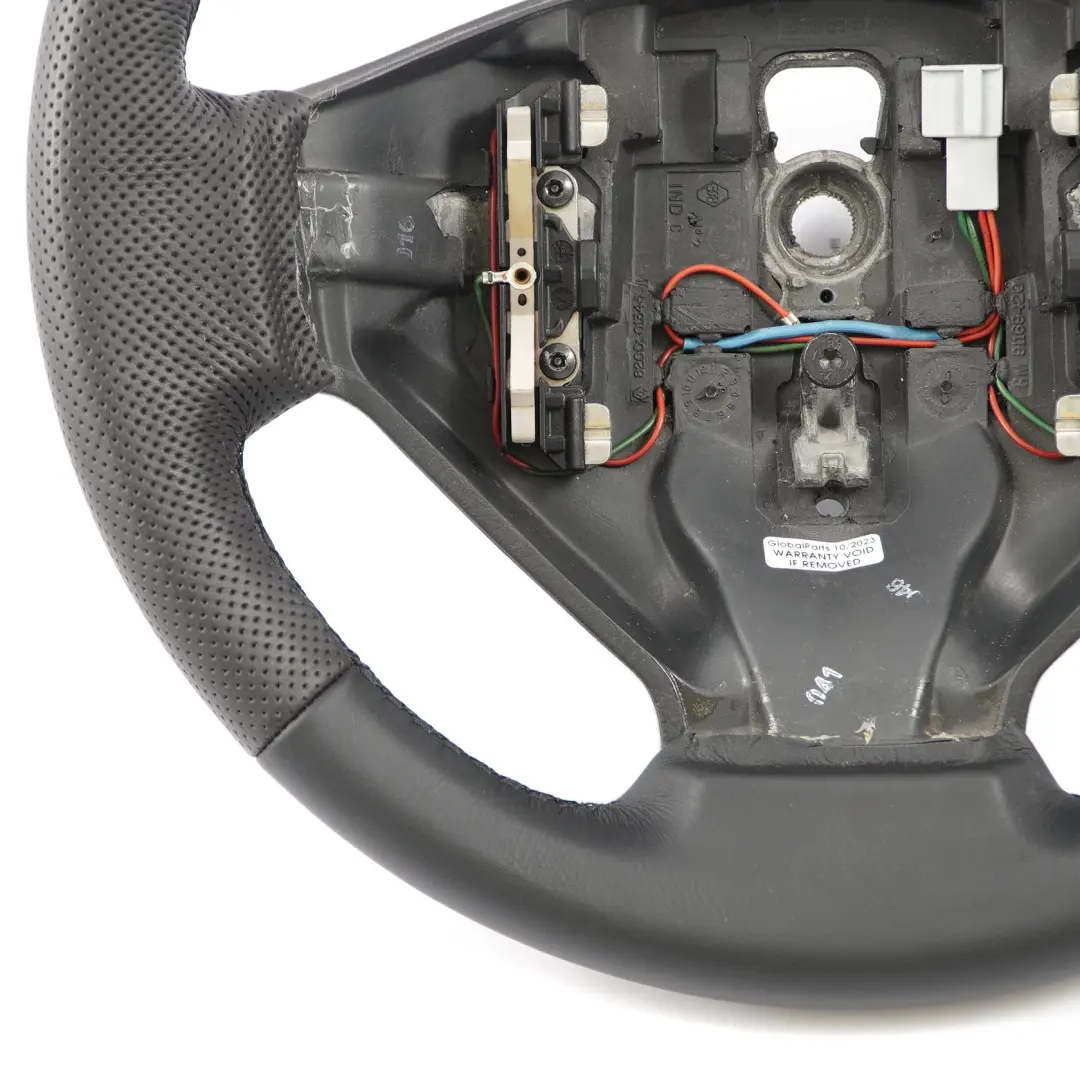 Leather Steering Wheel to Renault Trafic Vauxhall Opel Vivaro NEW Black with Part number 8200201343 Renault Trafic Vauxhall Opel Vivaro NEW Black Leather Steering Wheel - SKU 8200201343-1 - Part number 8200201343