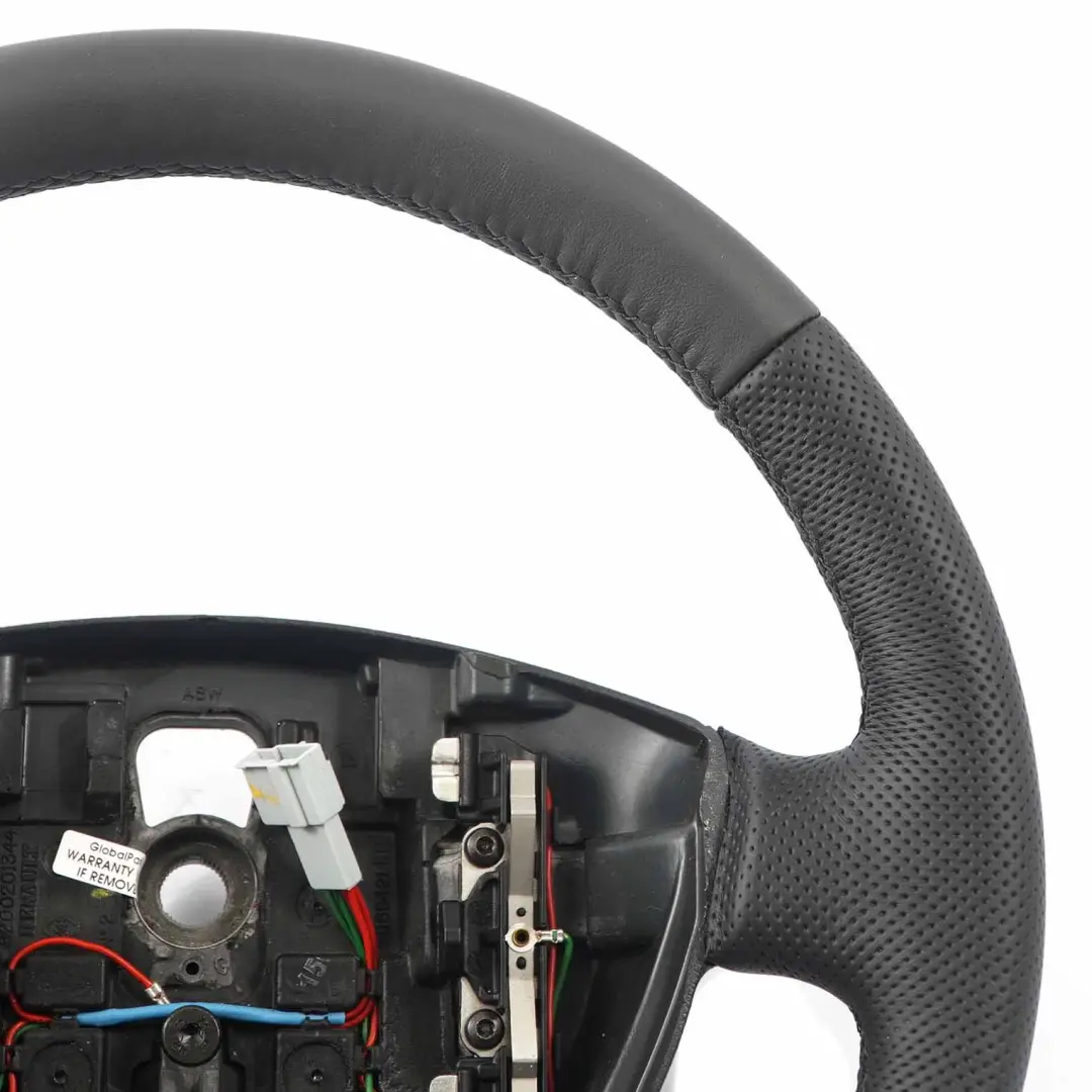 Leather Steering Wheel to Renault Trafic II NEW Black with Part number 8200201344 Renault Trafic II NEW Black Leather Steering Wheel - SKU 8200201344-1 - Part number 8200201344