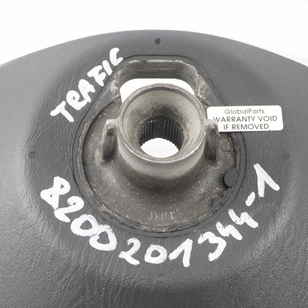 Renault Trafic II NEW Black Leather Steering Wheel - SKU 8200201344-1 - Part number 8200201344