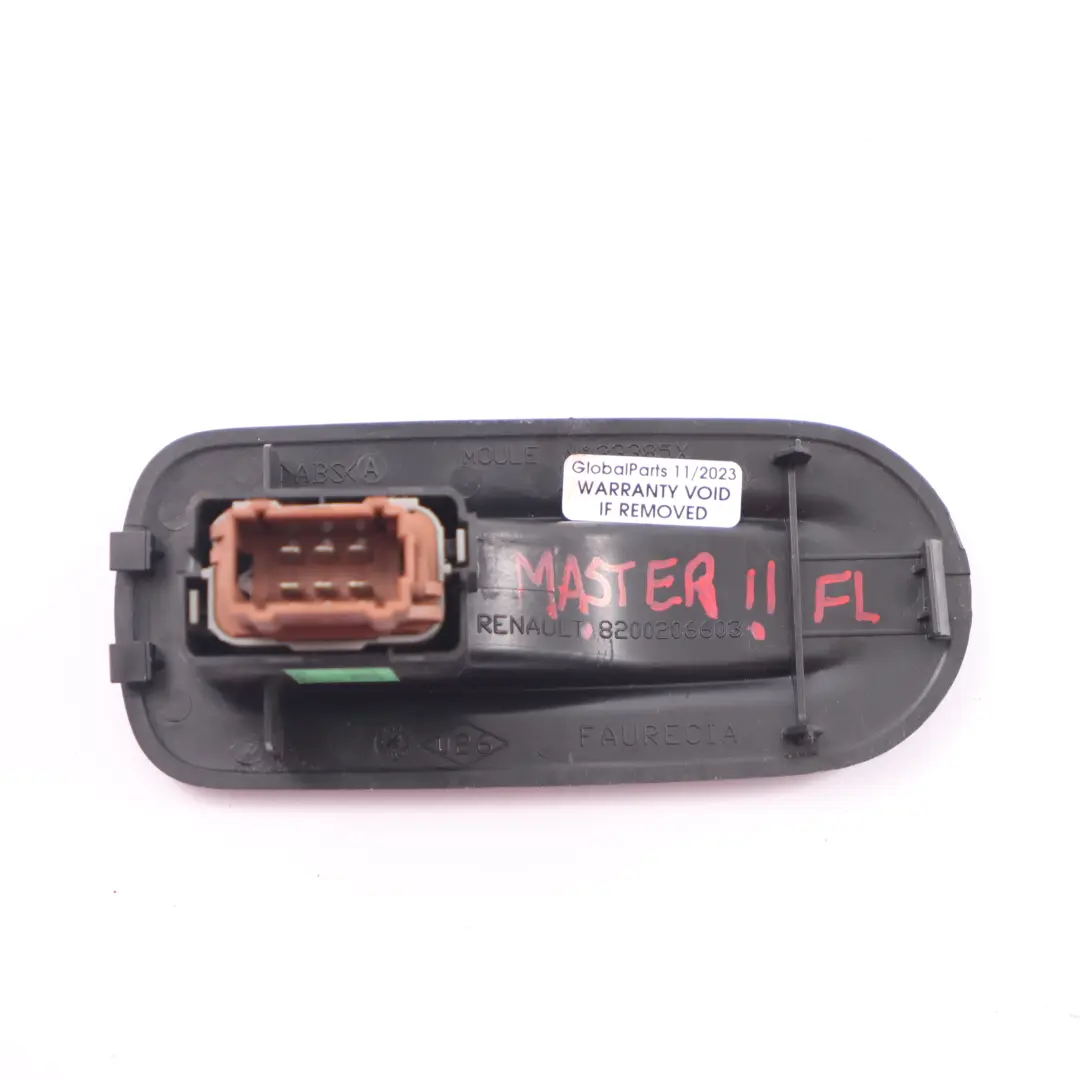 Renault Master Interruttore alzacristalli Regolatore Anteriore Destro - SKU 8200206603 - Numero di parte 8200206603