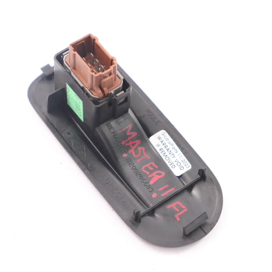 Renault Master II Window Lifter Switch Regulator Front Left N/S Trim - SKU 8200206603 - Part number 8200206603