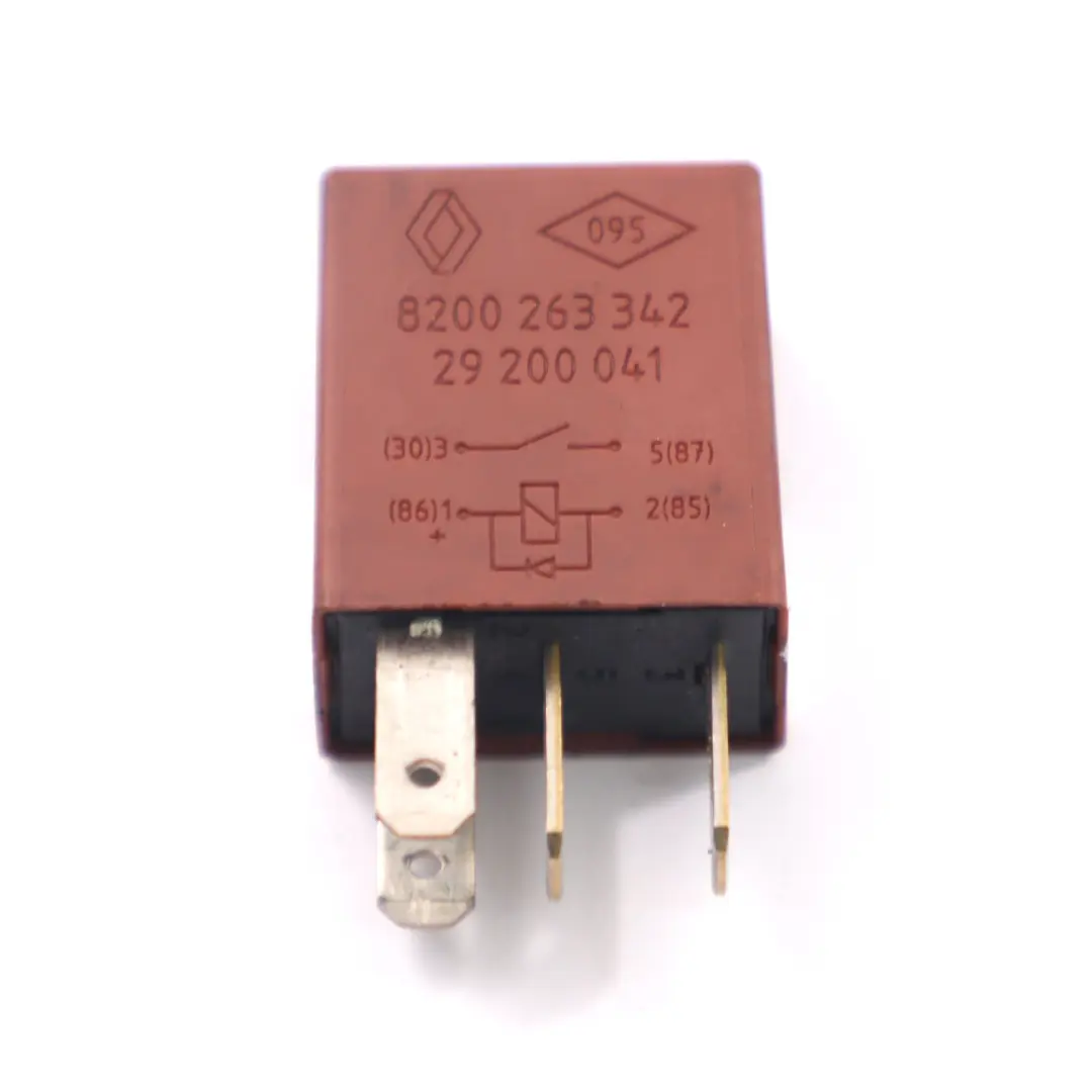 Modulo relè Unità di controllo marrone 12V 20A 4 pin per Renault con numero di parte 8200263342 Renault Modulo relè Unità di controllo marrone 12V 20A 4 pin - SKU 8200263342 - Numero di parte 8200263342