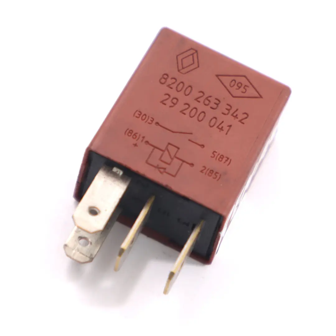 Modulo relè Unità di controllo marrone 12V 20A 4 pin per Renault con numero di parte 8200263342 Renault Modulo relè Unità di controllo marrone 12V 20A 4 pin - SKU 8200263342 - Numero di parte 8200263342